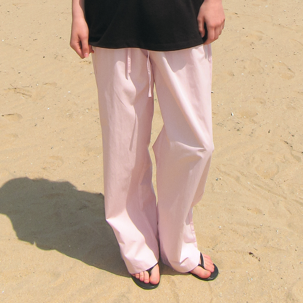 パンツ RONRON BACK HEART STITCH POCKET BANDING PANTS SOFT PINK BACK HEART STITCH POCKET BANDING PANTS SOFT PINK