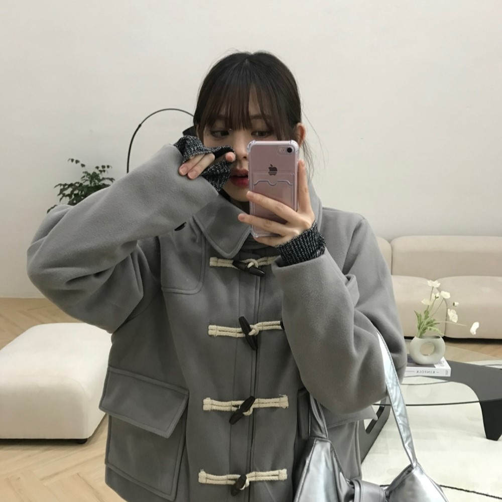 yumiko423 　 ダッフルショートコート yumiko423 ダッフルショートコート ショットダッフルコート