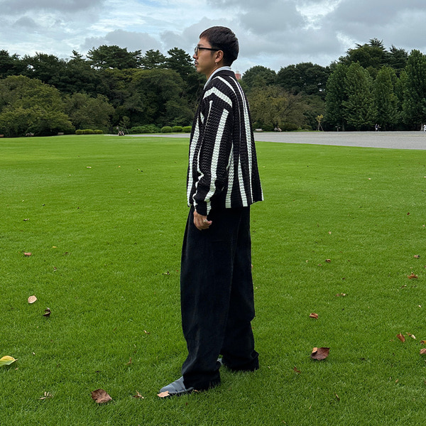 ストライプカラーカーディガン | ファッション通販サイト NUGU