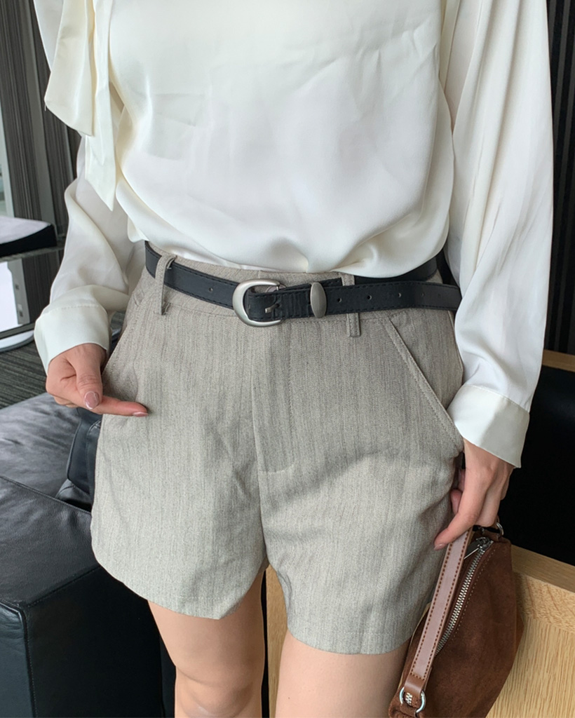 ベルトセットパータンポイントショートパンツ