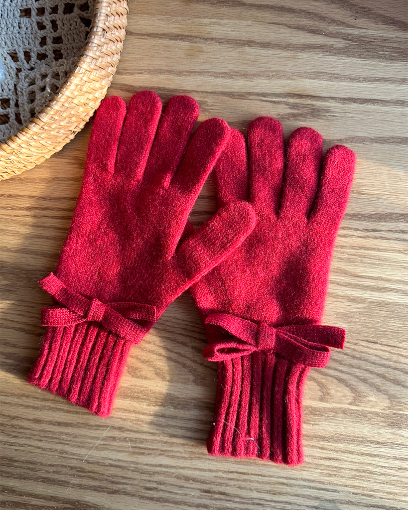 リボンウィンターグローブ