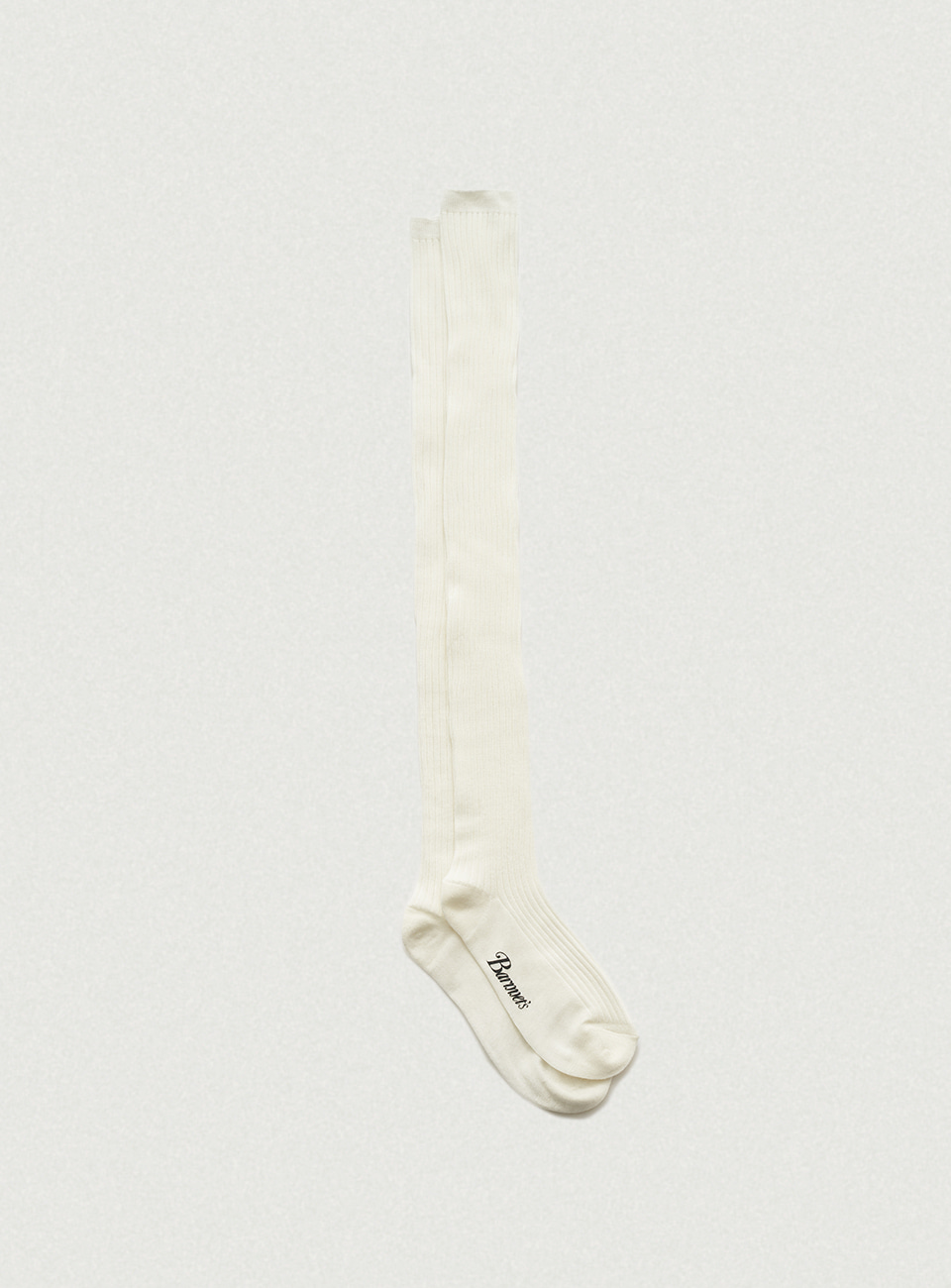 Merino Over Knee Knit Socks - Ivory