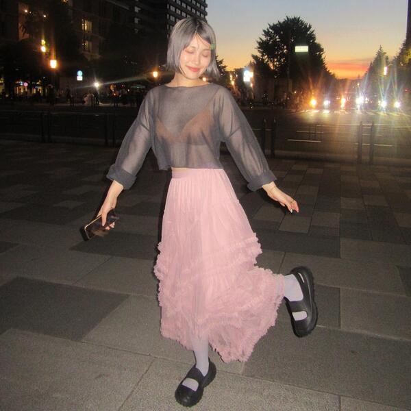 フリルアンバランススカート | ファッション通販サイト NUGU