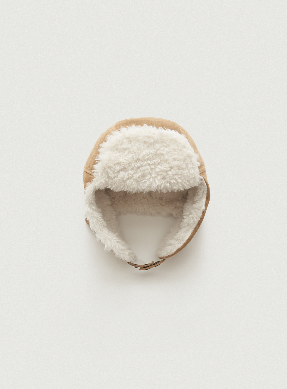 [Influencer pick] Pigskin Suede Trapper Hat - Beige