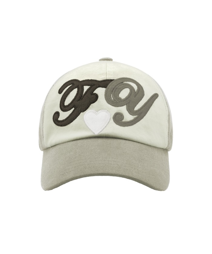 FY PATCH BLOCK BALL CAP (BEIGE) F25QE994