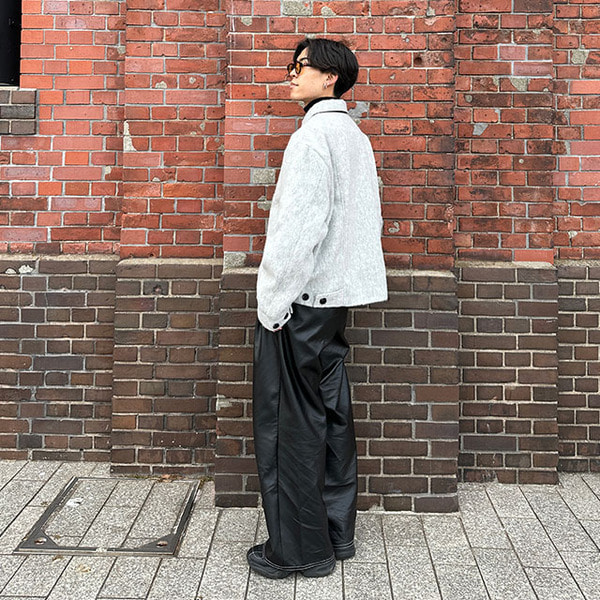 モヘアウールハーフコート | ファッション通販サイト NUGU