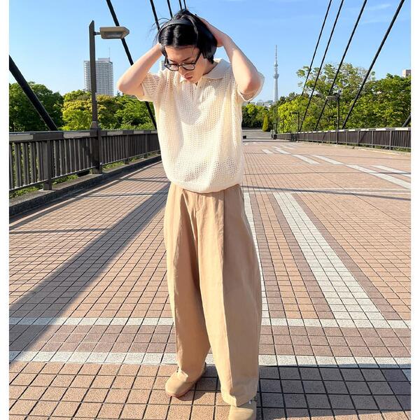 ディープタック入りコットンパンツ | ファッション通販サイト NUGU