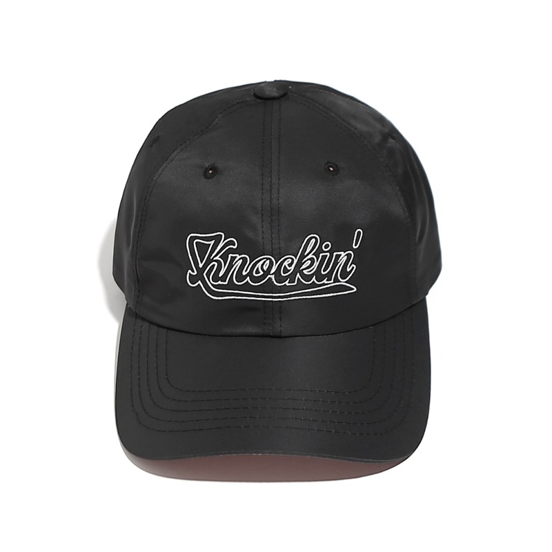 ogarp☆KNOCKIN LOGO B.B CAP KNOCKIN LOGO B.B CAP BLACK - OGARP