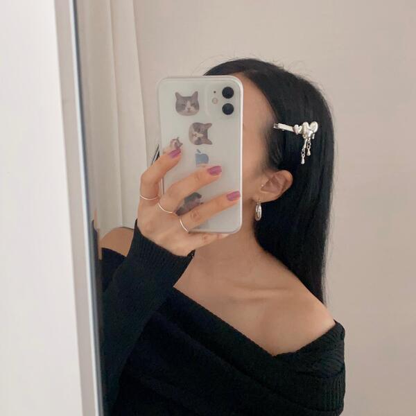 Ashley Williams イルカ ハート ヘアピン imgrc0096500008.jpg