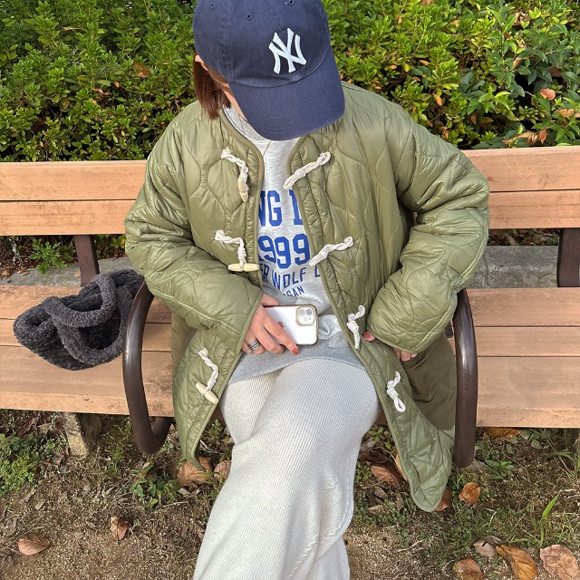 G1 BASIC GOODS ミリタリーコートフード付きあたたかい