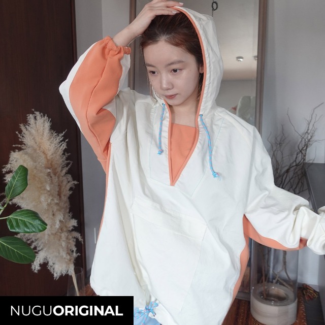ORIGINAL) color pointed anorak jumper | ファッション通販