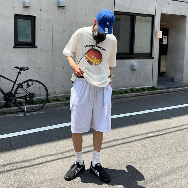 スウェットバミューダカーゴハーフパンツ | ファッション通販
