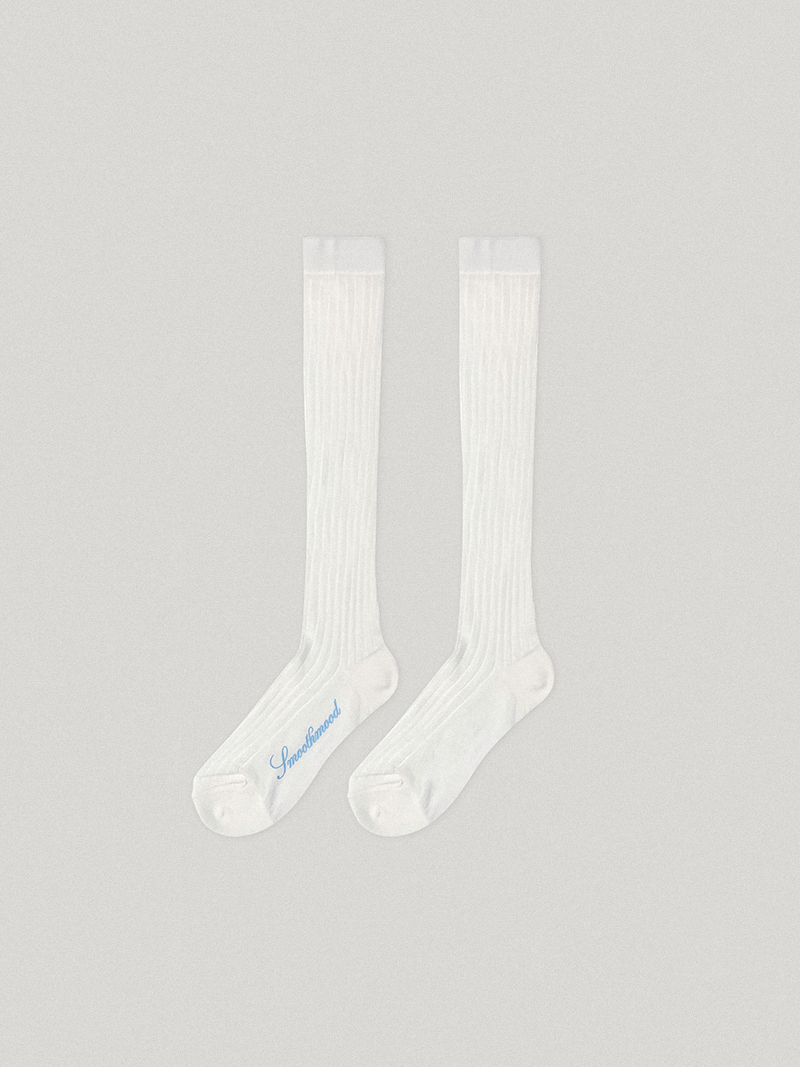 Etta Sheer Knee Socks Ivory