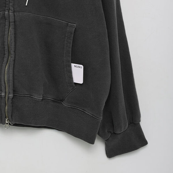 ベーシックピグメントジップアップパーカー | ファッション通販サイト NUGU