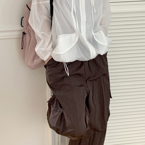 Komugi♪ リンドバーグ 新品 パンツ サイドラインバイカラーナイロン2WAYストリングロングカーゴ