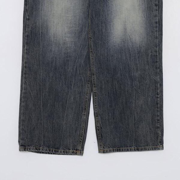 ウォッシングワイドデニムパンツ | ファッション通販サイト NUGU