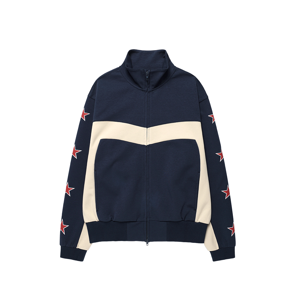 STAR TRACK ZIP-UP NAVY