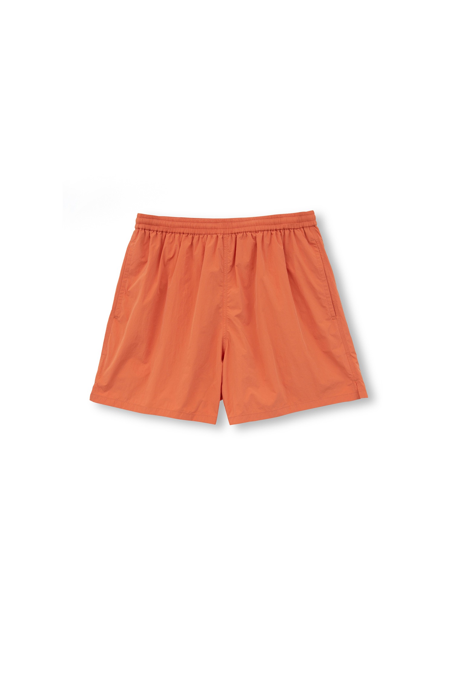 Signature relax half pants - MELANGE WHITE | ファッション