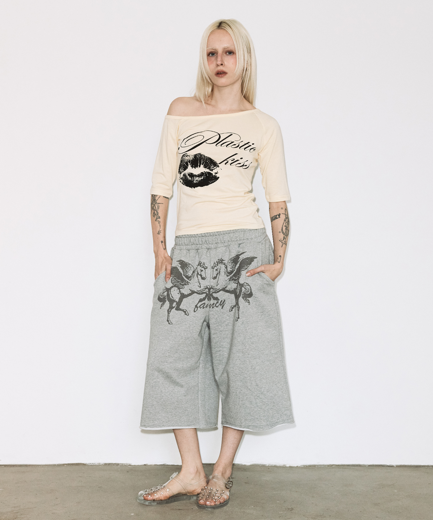 PEGASUS BERMUDA PANTS (MELANGE) F26QD144