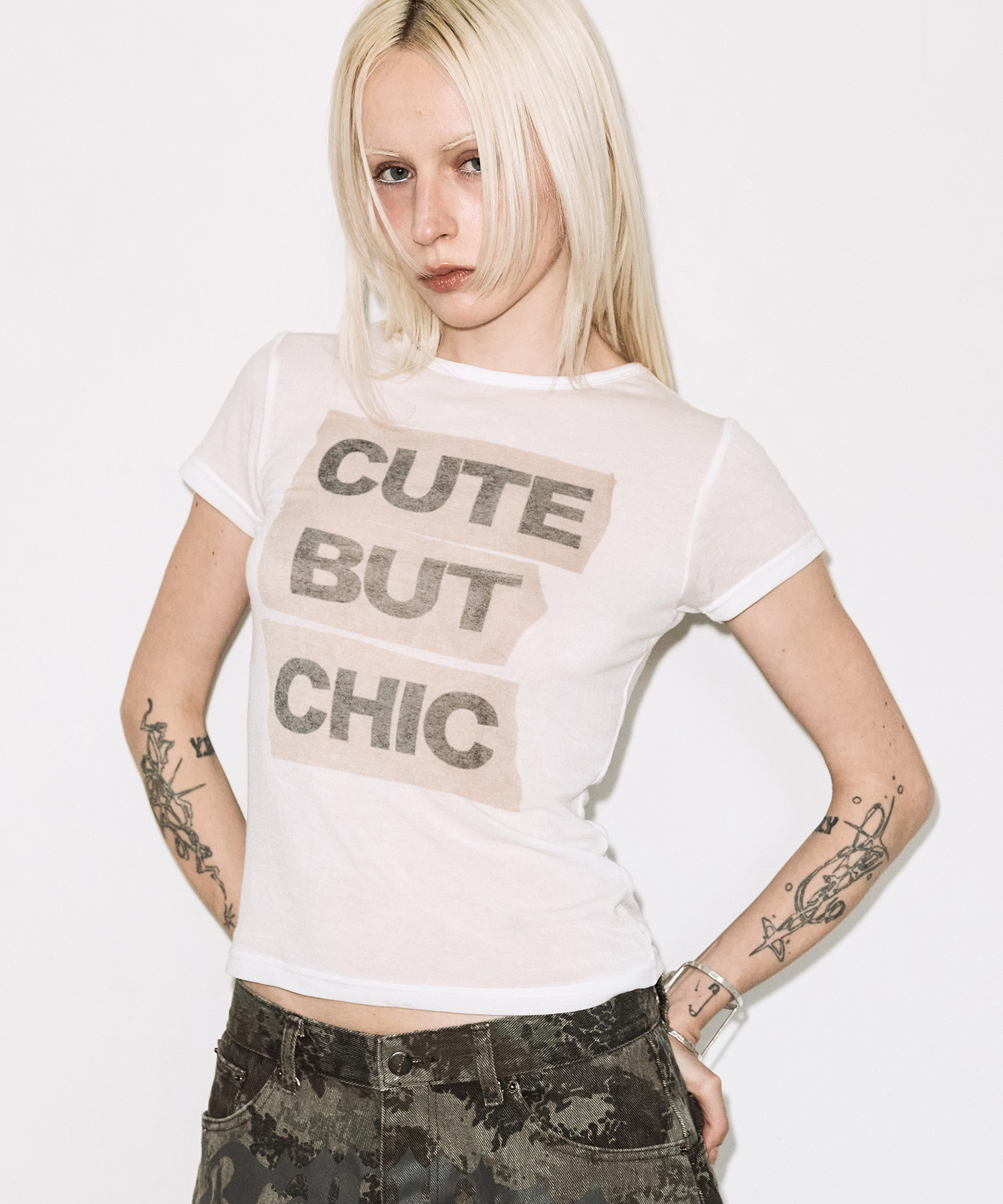 C.B.C TEE (WHITE) F26QB087