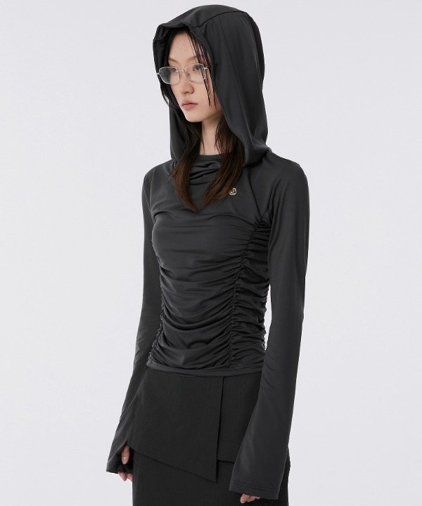 influencer pick] Cut-out Turtleneck Long Sleeve (FL