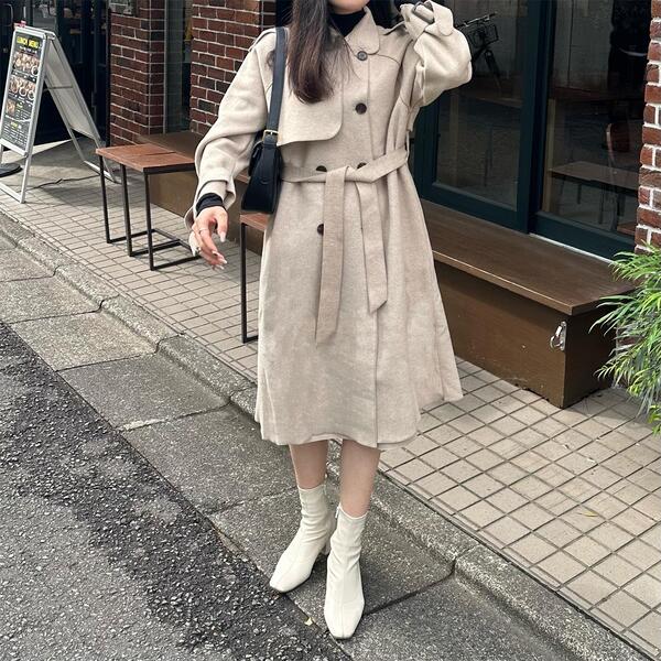 ガンフラップロングコート | ファッション通販サイト NUGU