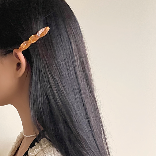 べっ甲ツイストヘアクリップセット2ps(4color) | ファッション