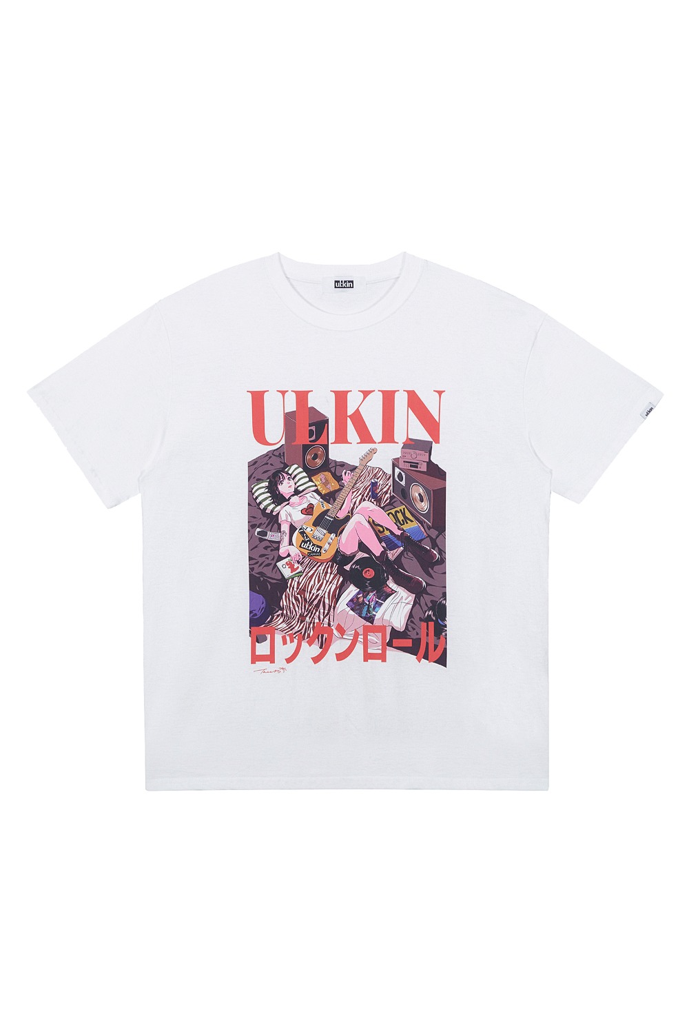 ulkinのULKIN X TREE 13 Artist T-Shirt_Fairlady 2 ULKIN X TREE 13] Artist T-Shirt_Fairlady 2_White