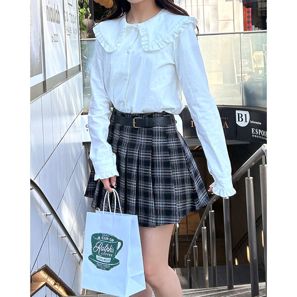 ミニチェックプリーツスカート | ファッション通販サイト NUGU