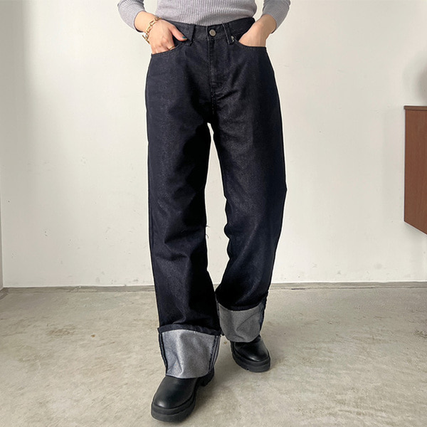 efu エフユー　ロールアップデニム ロールアップストレートデニム – poláura OFFICIAL ONLINE STORE