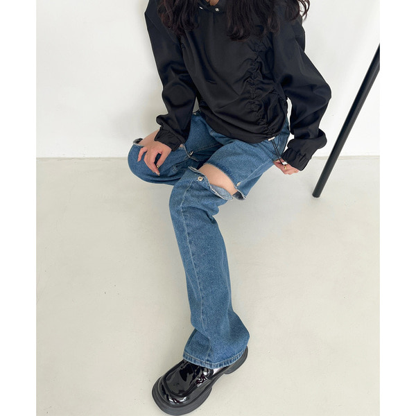 2wayワイドデニムパンツ | ファッション通販サイト NUGU