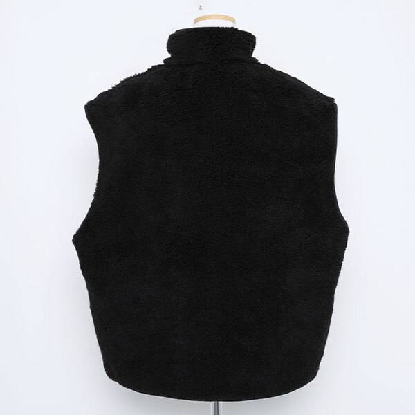 ORIGINAL) リバーシブルボアファージップアップベスト | ファッション