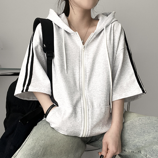 オーバーサイズトラック半袖パーカー | ファッション通販サイト NUGU