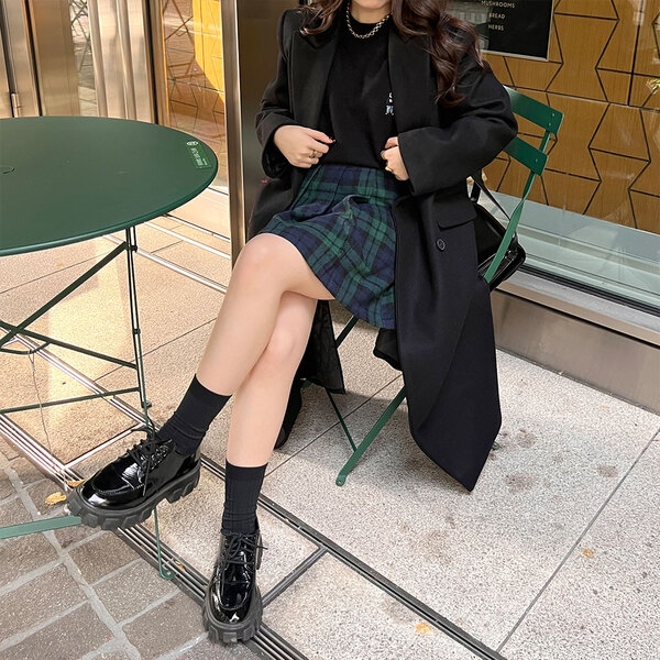 ウールダブルロングコート | ファッション通販サイト NUGU