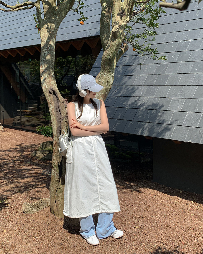 original/S-M]ストリングナイロンキャミワンピース