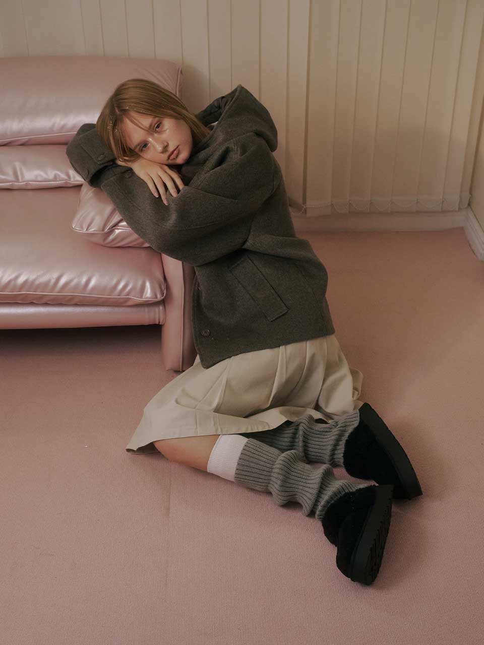 Flatform Fur Slippers - 2Color