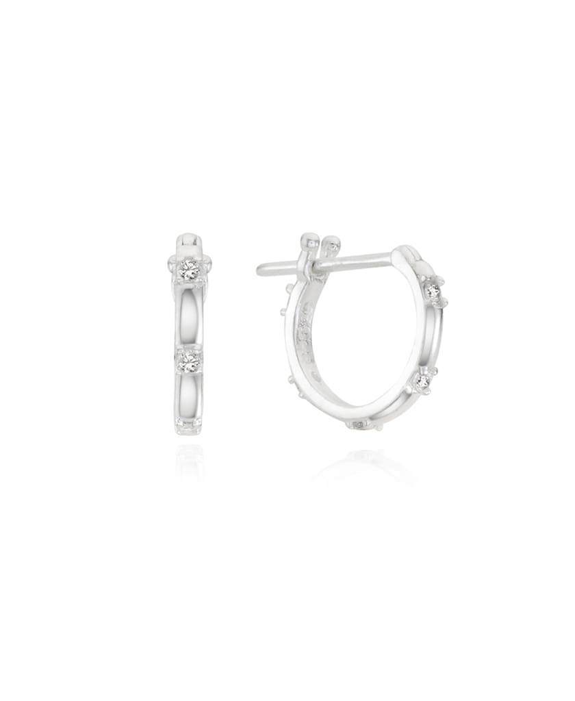 frosty cubic earring