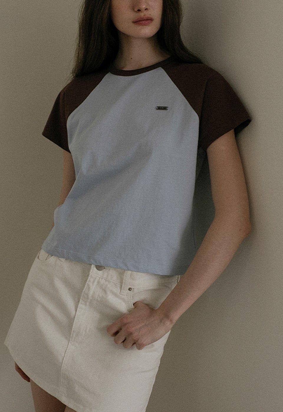 Raglan color t-shirt FRSP02TS09_Sky blue