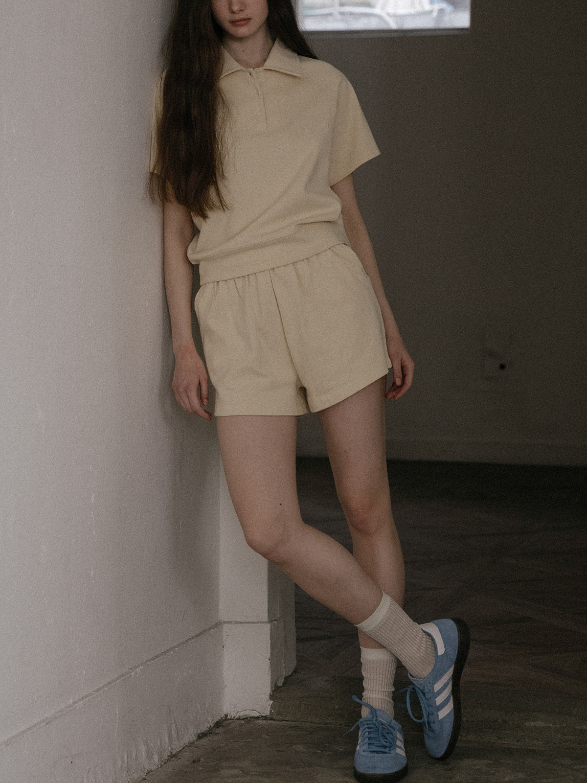 Classic sweat shorts FRSP02SP01_Cream