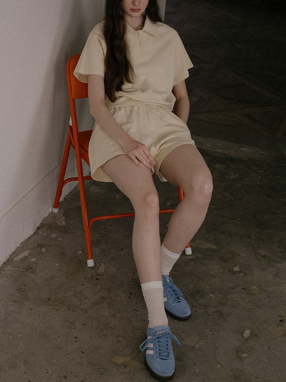 Classic collar pk t-shirt FRSP02TS21_Cream