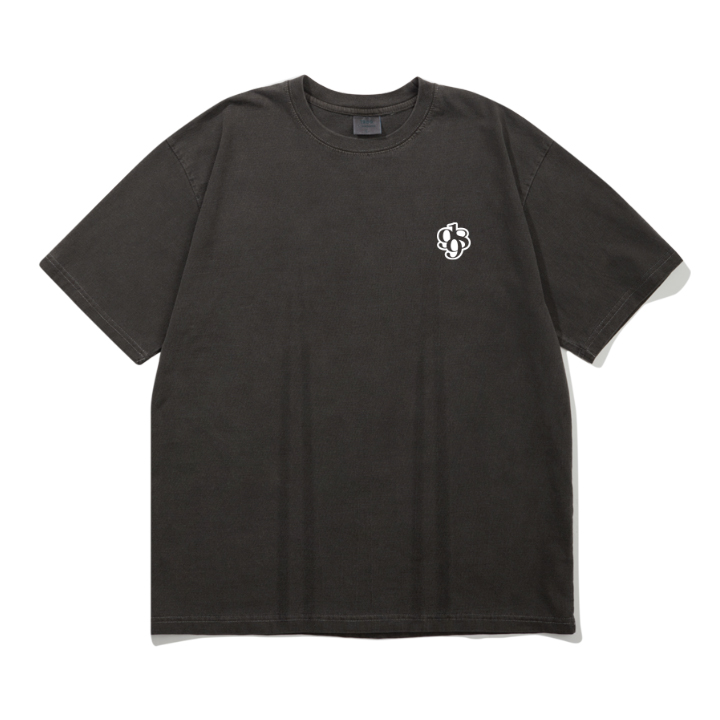 CURVED STITCH TEE [CHARCOAL] | ファッション通販サイト NUGU