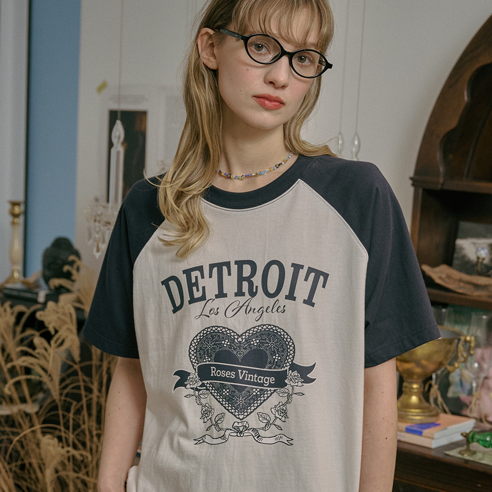 HELLO SPOTTY Pigment Short Sleeve T-Shirt Ghost Gray