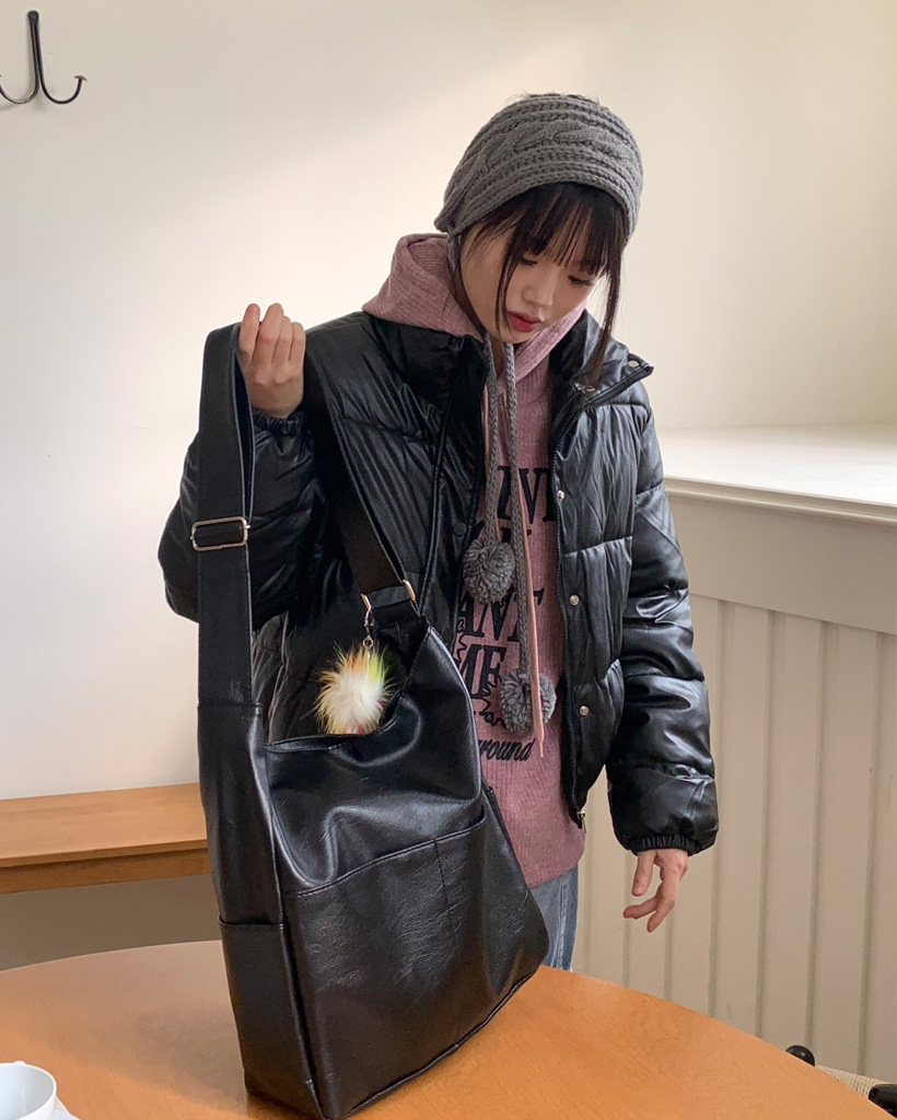 秋再入荷]ビッグスクエアクロストートバッグ | ファッション通販