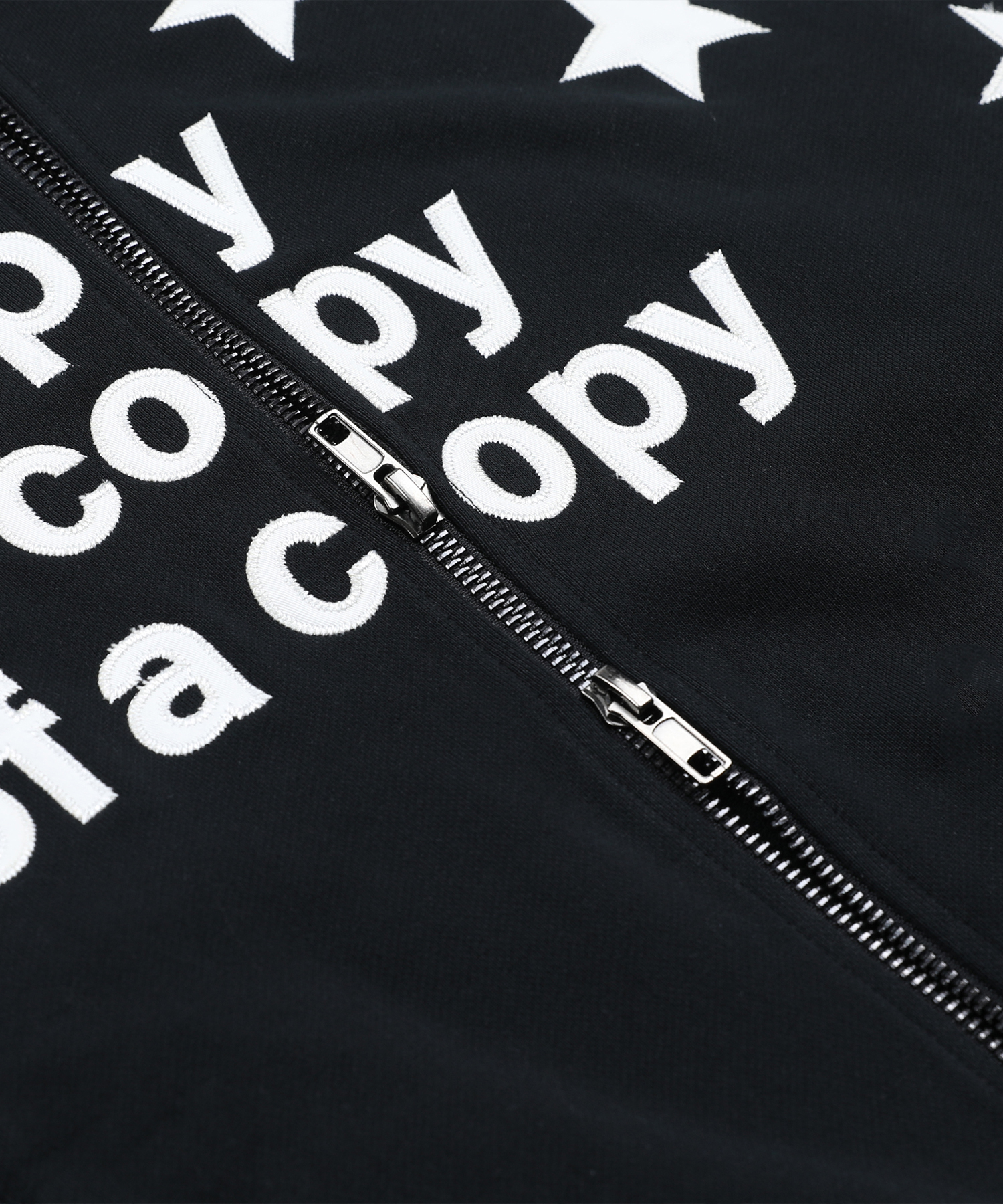 GHD038 COPY CLUB Zip-Up Hoodie (BLACK) | ファッション通販