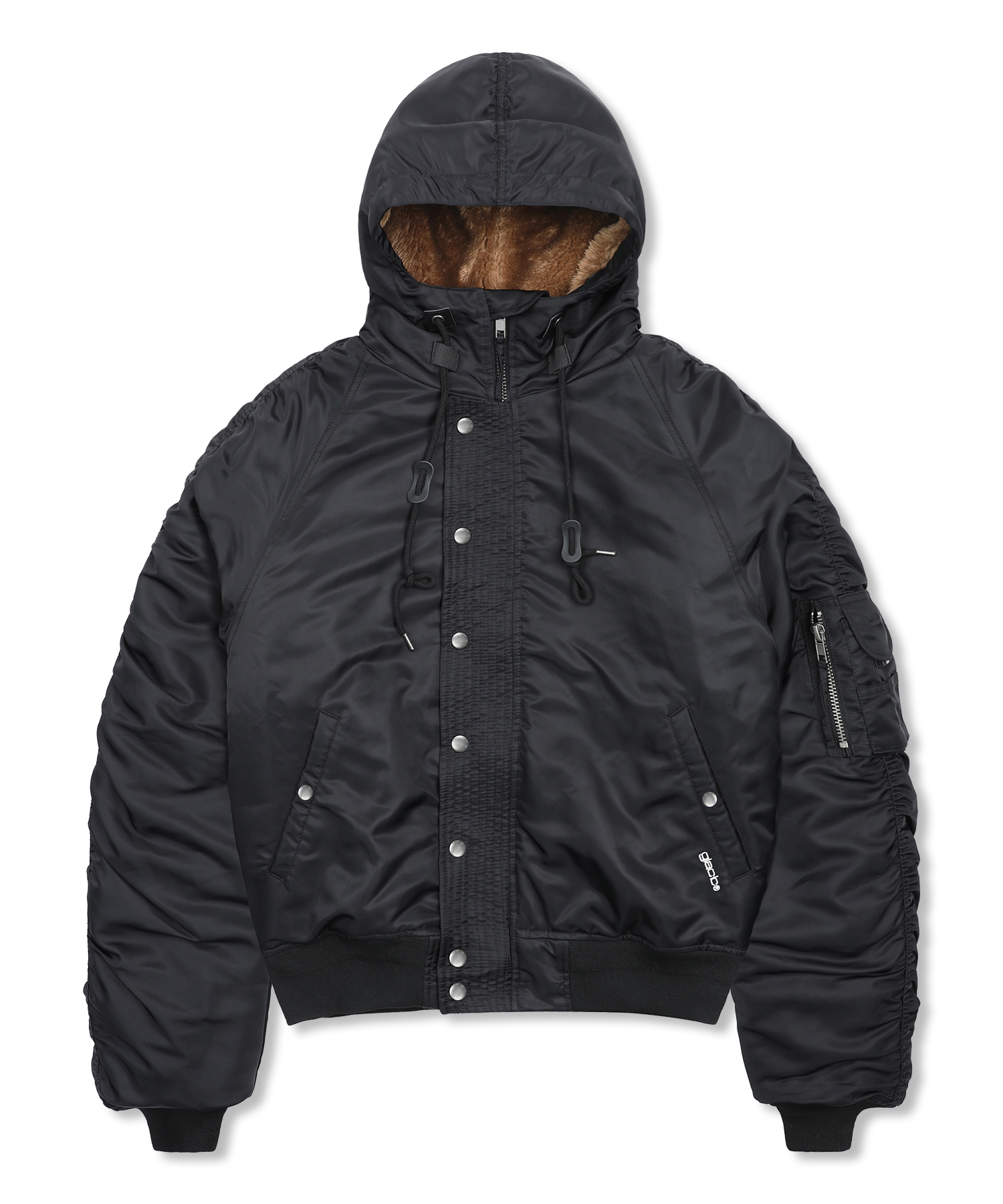 GJ107 Reworked N2B Nylon Short Parka (BLACK) | ファッション通販