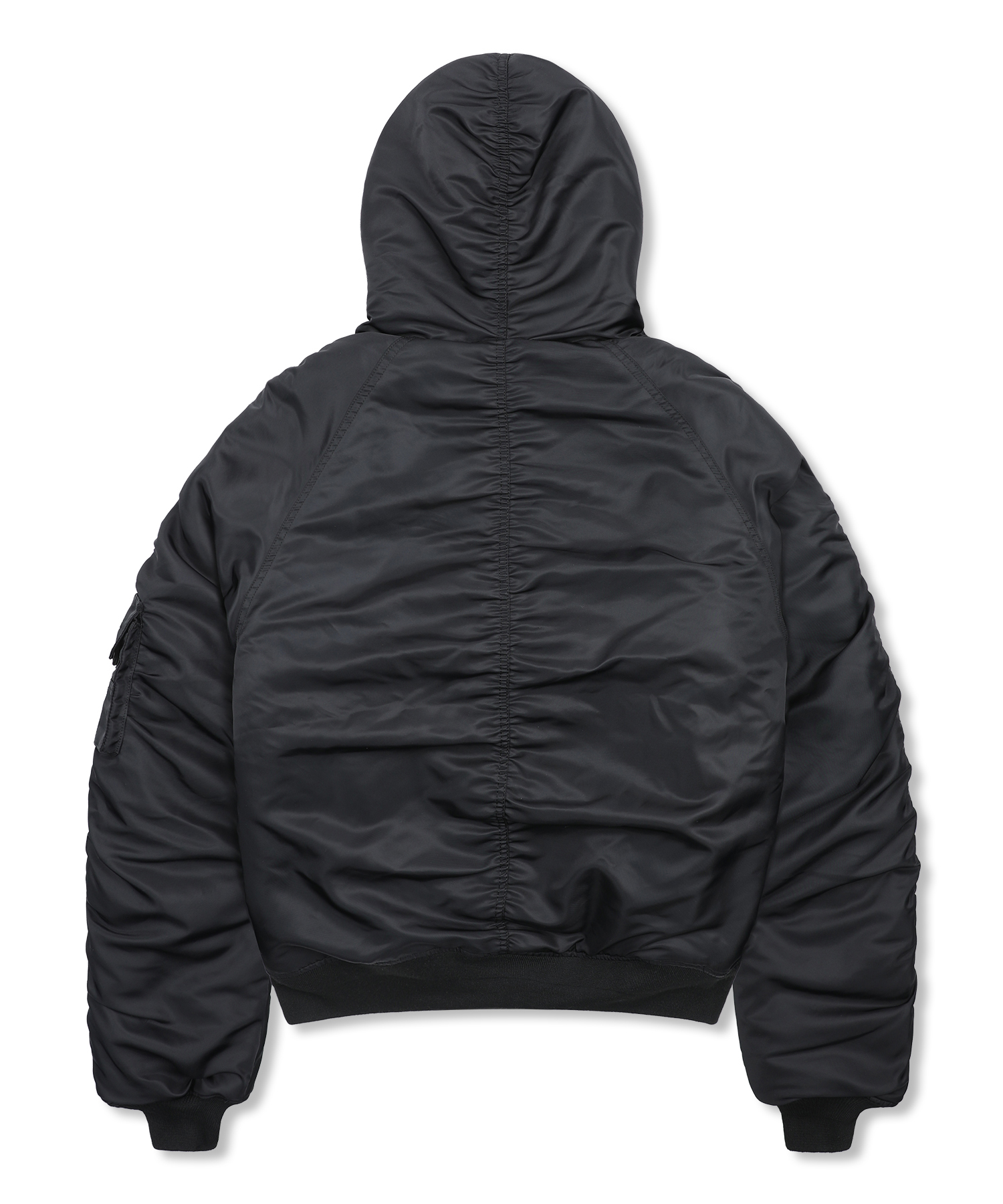 GJ107 Reworked N2B Nylon Short Parka (BLACK) | ファッション通販