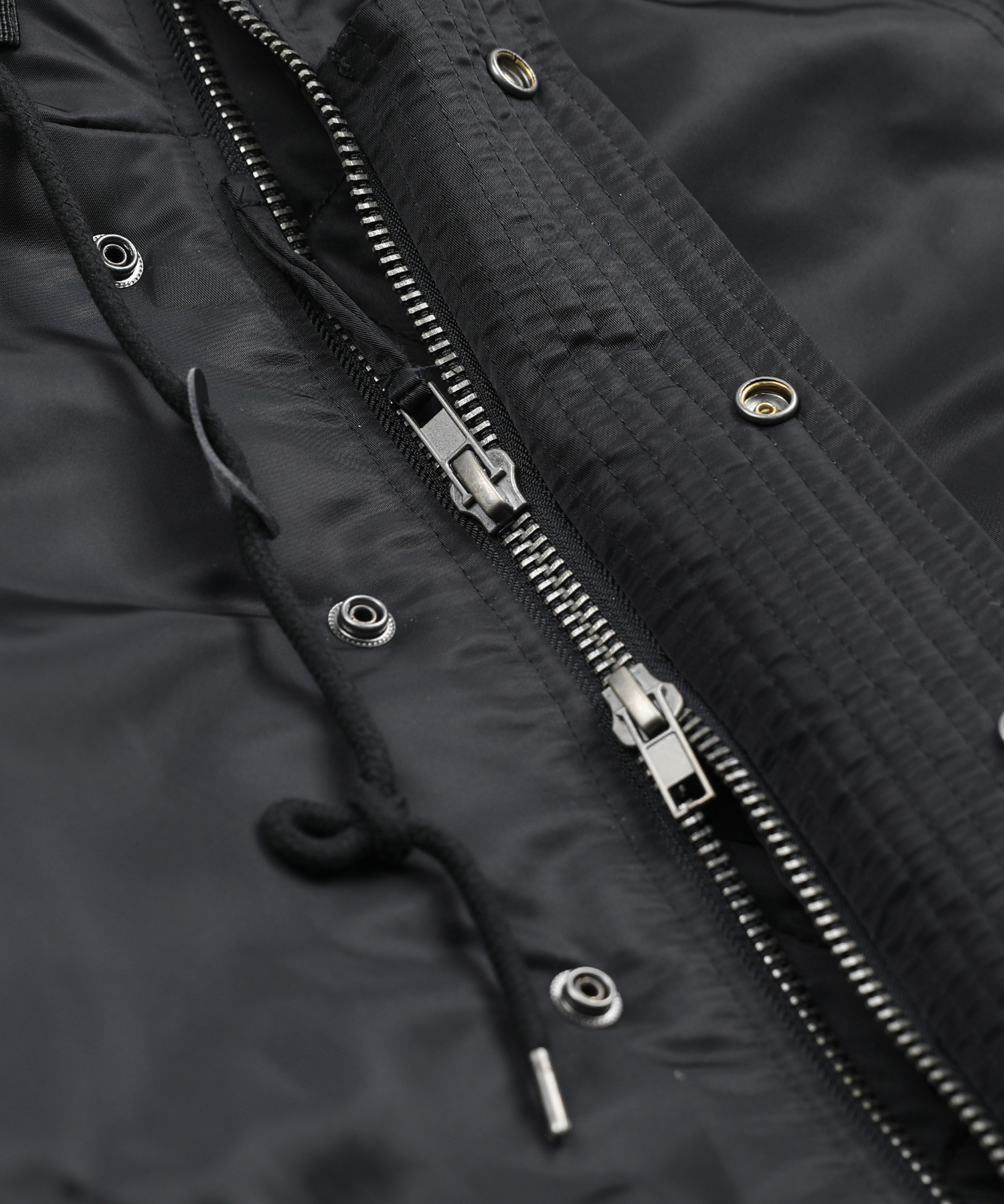 GJ107 Reworked N2B Nylon Short Parka (BLACK) | ファッション通販