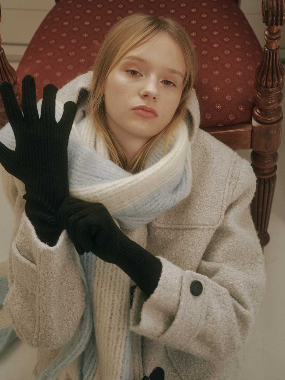 2way Knit Gloves - 3Color