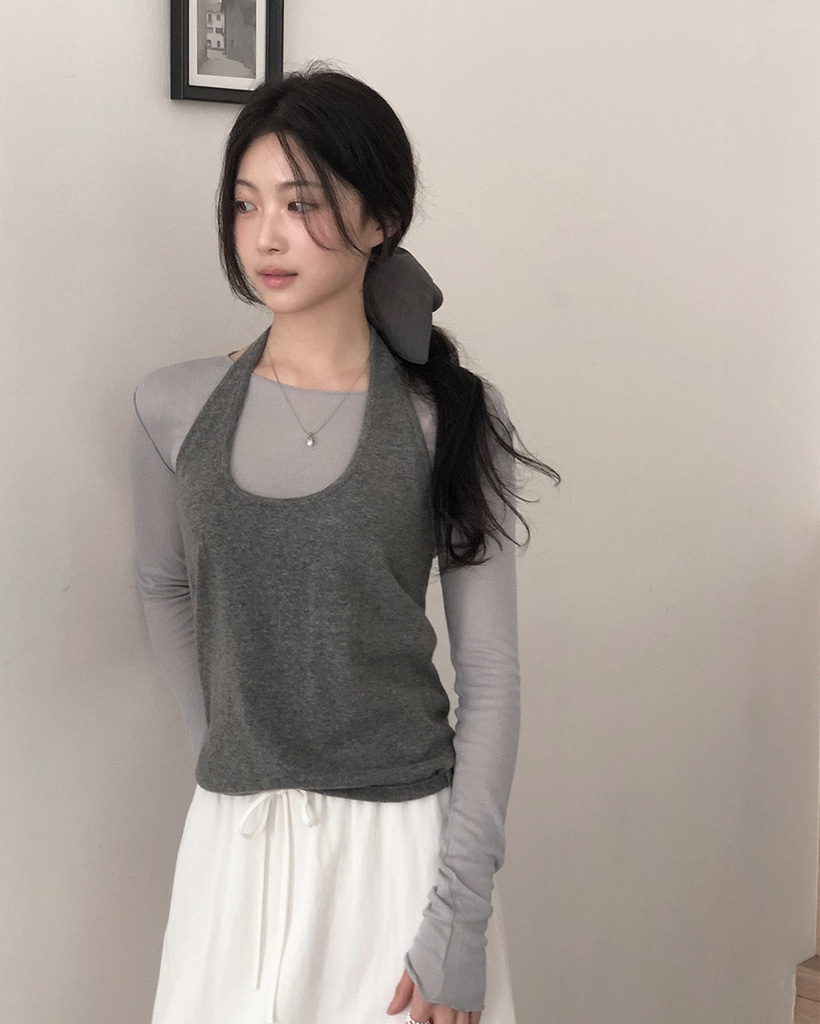 paloma wool グレー ホルターネック ビスチェ S paloma wool グレー ホルターネック ビスチェ S