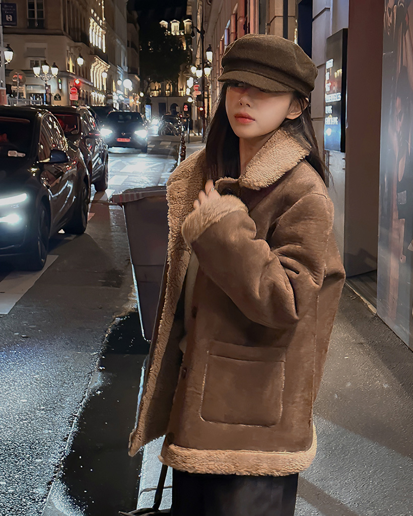 ≪オンライン/店頭完売≫未使用【2023AW】ラフアウトスエードジャケット Mo-Laws 山羊革 スエード テーラードジャケット 2つボタン メンズ